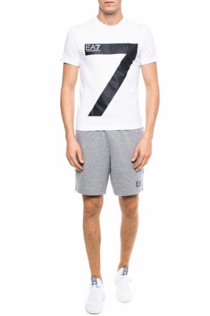 T-shirt z nadrukowanym logo, zdjęcie 2 T-shirt z nadrukowanym logo od EA7 Emporio Armani